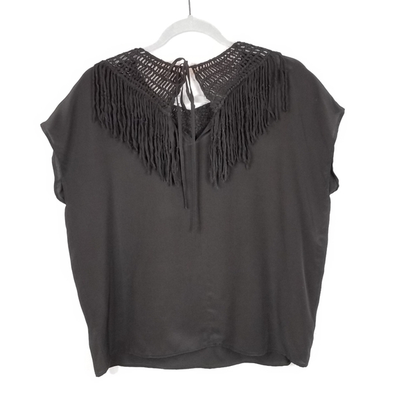 Ulla Johnson Uma Macrame Silk Top NWT - Picture 4 of 9